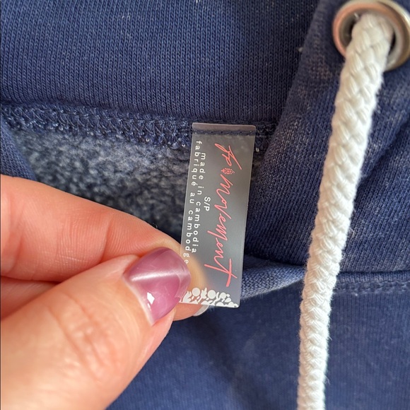 NWT FP Movement Final Call Hoodie in Black Grape, size Small - Picture 7 of 12